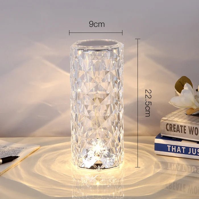 LuxeGlow Crystal Table Lamp Product - UzoShop -Crystal Table Lamp -16/3 colors - 3+1 Sale