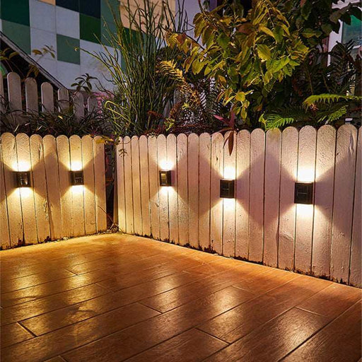4 PC SolarBright Outdoor Waterproof LED Lights Product - UzoShop -Solar-Powered LED Lights -3+1 Sale - energy-efficient