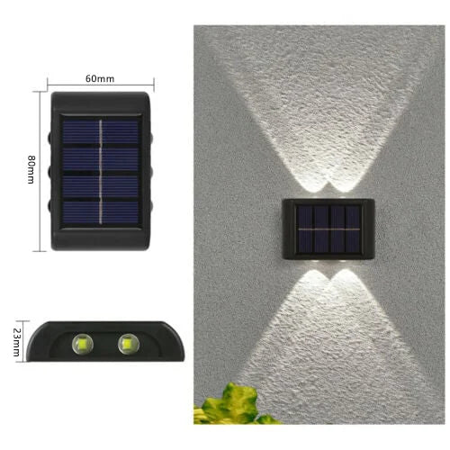 4 PC SolarBright Outdoor Waterproof LED Lights Product - UzoShop -Solar-Powered LED Lights -3+1 Sale - energy-efficient