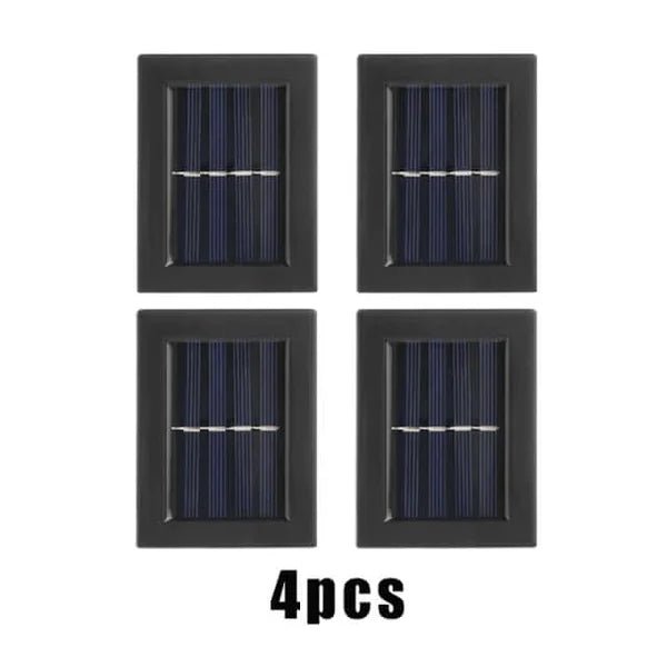 4 PC SolarBright Outdoor Waterproof LED Lights Product - UzoShop -Solar-Powered LED Lights -3+1 Sale - energy-efficient