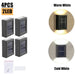 4 PC SolarBright Outdoor Waterproof LED Lights Product - UzoShop -Solar-Powered LED Lights -3+1 Sale - energy-efficient