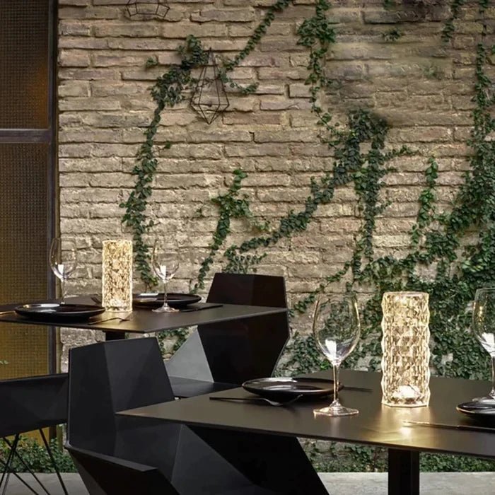 LuxeGlow Crystal Table Lamp Product - UzoShop -Crystal Table Lamp -16/3 colors - 3+1 Sale