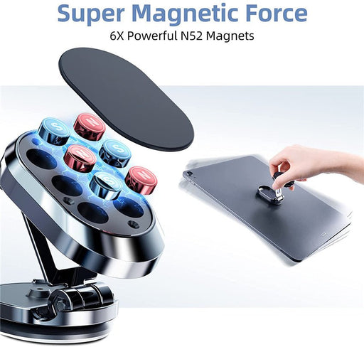 DriveEasy Magnetic Phone Holder Product - UzoShop -Phone Holders & Mounts -360-degree rotation - car