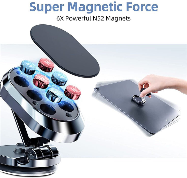 DriveEasy Magnetic Phone Holder Product - UzoShop -Phone Holders & Mounts -360-degree rotation - car