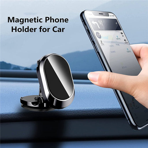 DriveEasy Magnetic Phone Holder Product - UzoShop -Phone Holders & Mounts -360-degree rotation - car