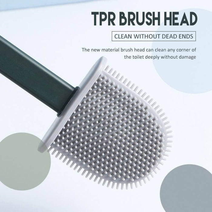 Bathroom Toilet Cleaning Brush And Holder | UzoShop