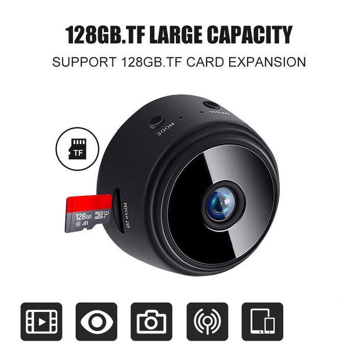Mini 1080p HD Wireless Magnetic Security Camera Product | UzoShop