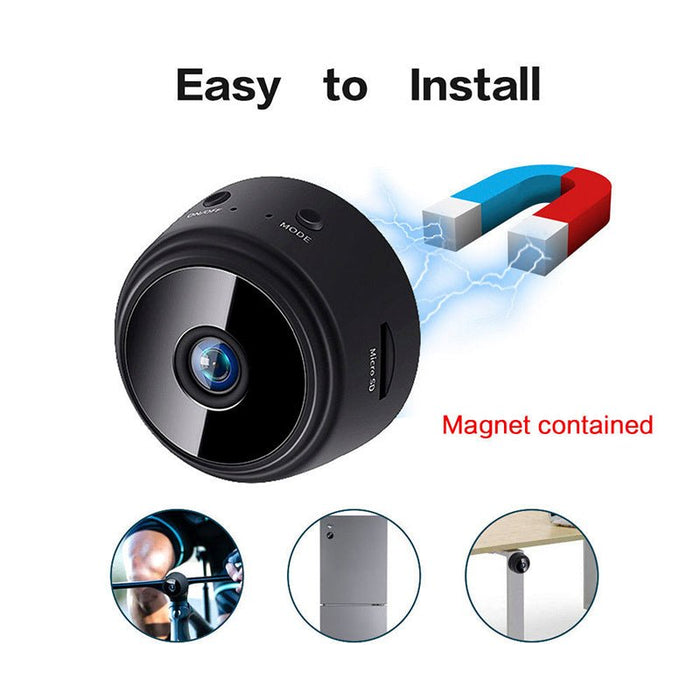 Mini 1080p HD Wireless Magnetic Security Camera Product | UzoShop