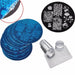 Nail Art Pro: 10 Nail Plates, Clear Jelly Silicone Stamper & Scraper product | UzoShop
