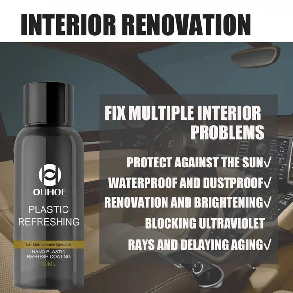 ShineMaster Plastic Revitalizing Coating Agent Product - UzoShop -Plastic Revitalizing Coating Agent -armrest cleaner