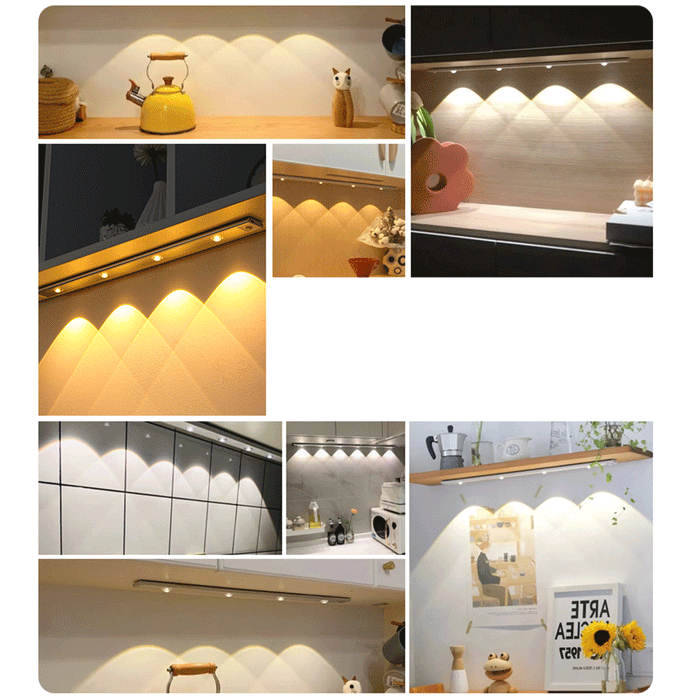 SmartSense Motion Sensor Under Cabinet Light Product - UzoShop -Lighting -3 color temperature - 3 working modes
