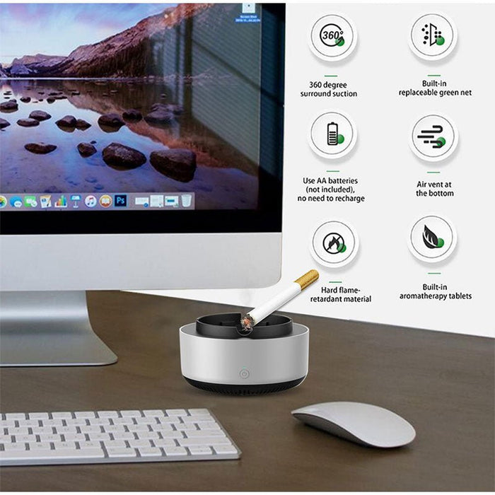 Smokeless™ Ashtray Product - UzoShop -Air Purifying Ashtray -3+1 Sale - air purification
